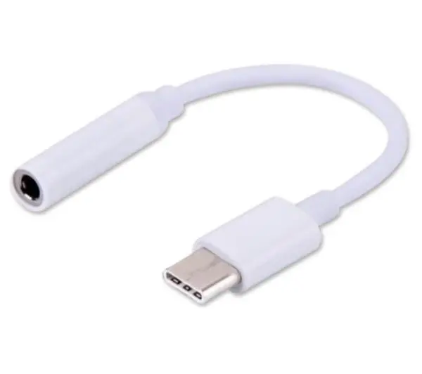 Savio AK-35 USB Typ 3.1 C - Jack 3,5mm Biały
