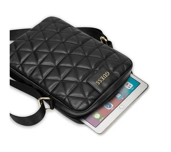 Guess Quilted GUTB10QLBK 10"  Czarny