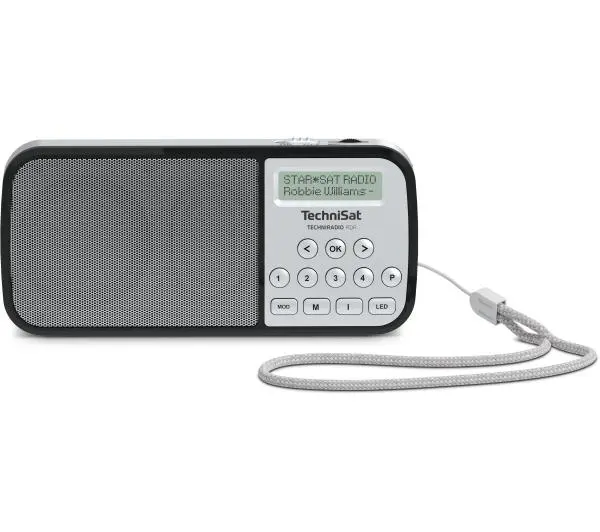 TechniSat TechniRadio RDR Radio FM DAB+ Srebrny