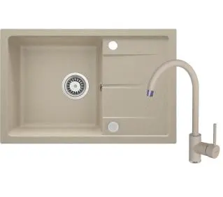 Deante Leda ZRDA7113 Piaksowy + bateria Piaskowy - DRUGI -30%, ALBO 5-TY ZA 1ZŁ - Kup na Raty - RRSO 0%