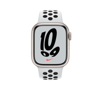 Apple Watch Nike Series 7 GPS 45mm (czarno-biały) Smartwatch