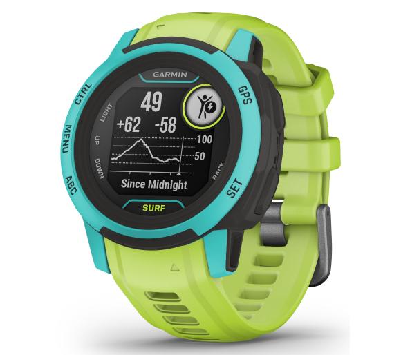 Smartwatch Garmin Instinct 2S Surf Edition (niebieski-zielony)
