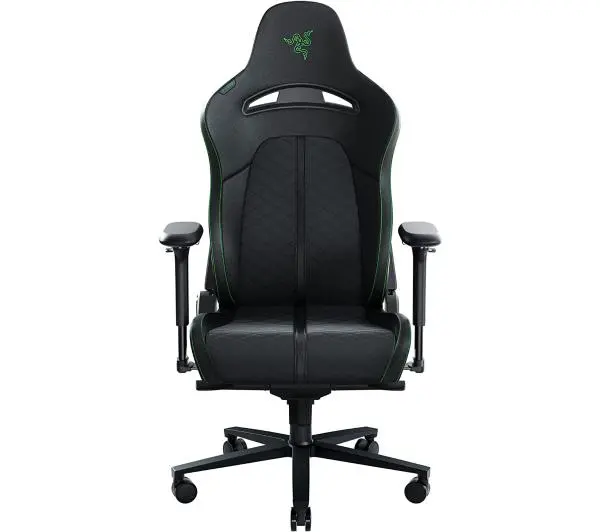 Razer Enki Gamingowy do 136kg Skóra ECO Czarno-zielony