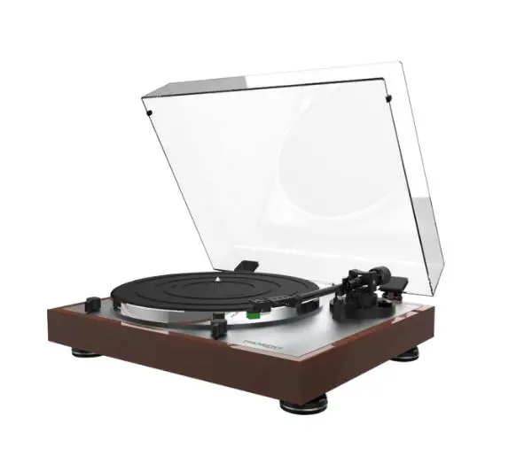 Thorens TD 402 DD Automatyczny Napęd bezpośredni Przedwzmacniacz Brązowy błyszczący