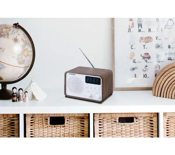 Blaupunkt PP7BT Radio FM Bluetooth Brązowy