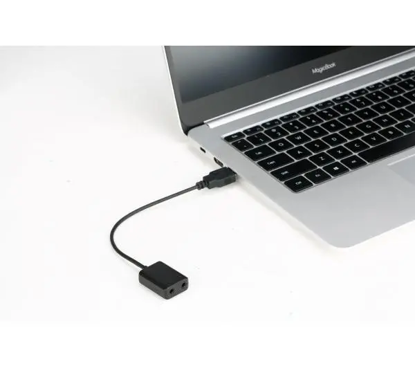 Saramonic EA2L 2x mini Jack TRS do USB-A