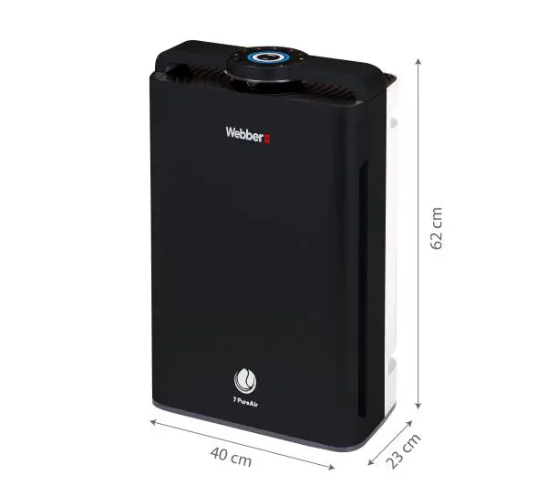 Webber AP 9700-C Jonizacja Lampa UV-C Nawilżanie powietrza - Kup na Raty - RRSO 0%