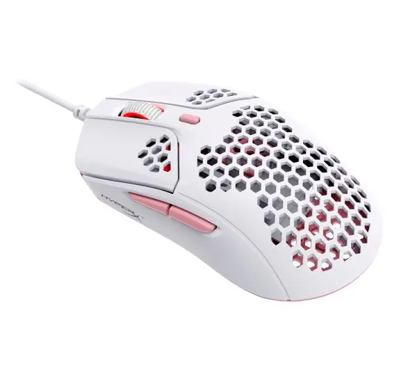HyperX Pulsefire Haste Biało-różowy