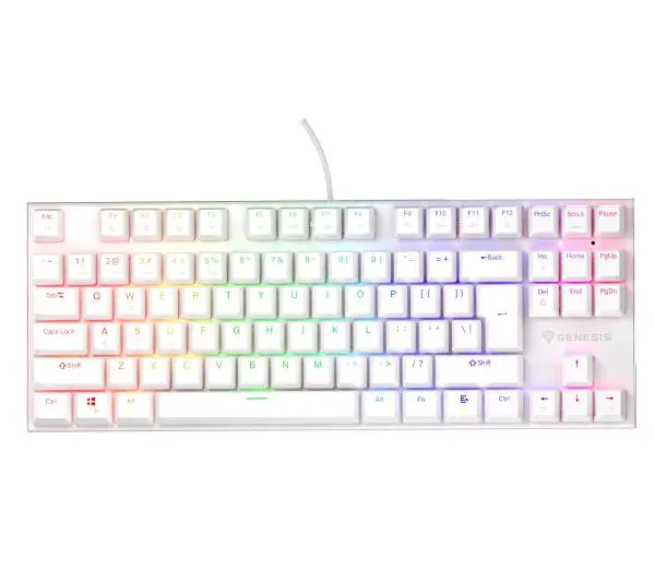 Genesis Thor 303 TKL HOT SWAP Outemu Brown  Biały