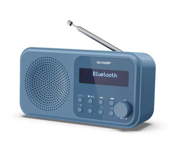 Sharp Tokyo DR-P420 Radio FM DAB+ Bluetooth Niebieski