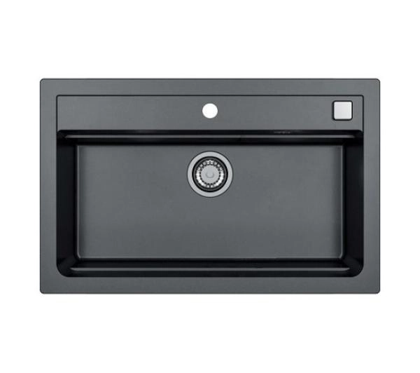 Zlewozmywaki kuchenne - Alveus Atrox 40 1040447 Granitowy Czarny