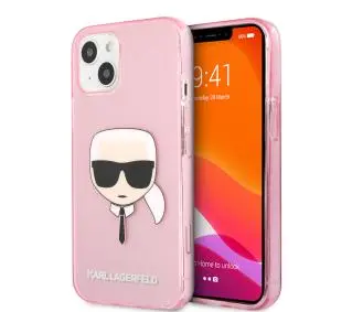 Karl Lagerfeld KLHCP13SKHTUGLP do iPhone 13 mini Różowy