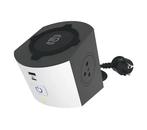 Legrand 049412 2 gniazda 2m Biało-grafitowy