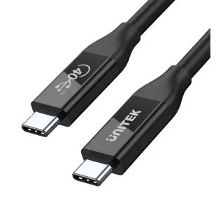 Unitek C14100BK / USB-C do USB-C PD 100W 0,8m Czarny