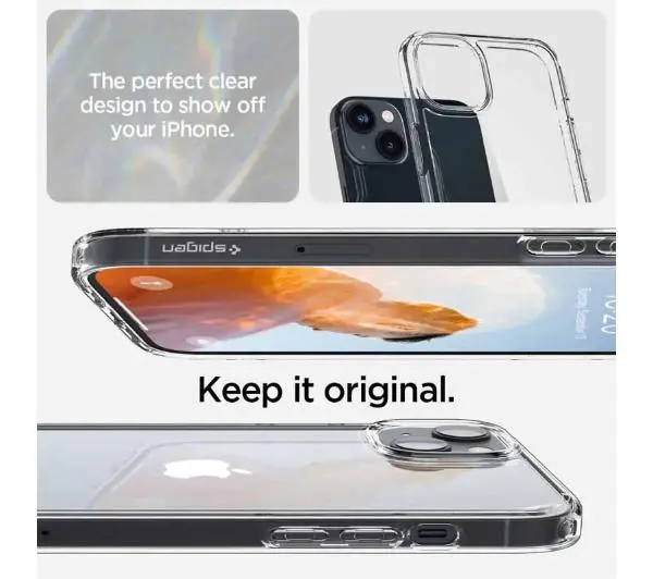 Spigen Ultra Hybrid do iPhone 14 Przeźroczysty