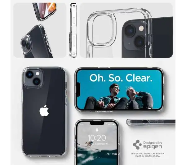 Spigen Ultra Hybrid do iPhone 14 Przeźroczysty