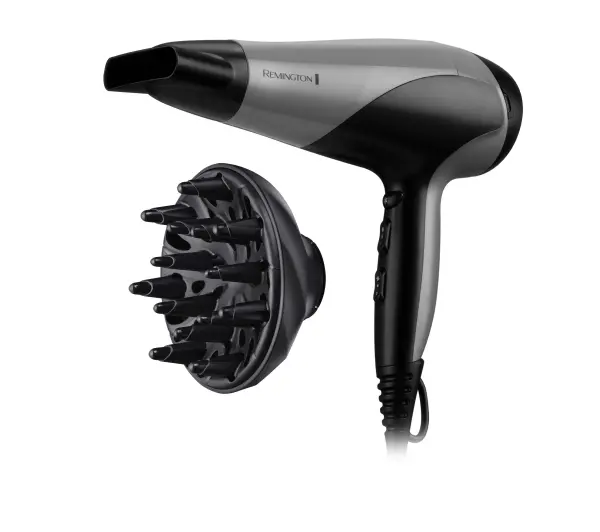 Remington Ionic Dry 2200 D3190S Jonizacja Dyfuzor Zimny nawiew 2200W 2 prędkości 3 temperatury