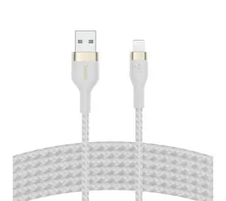Belkin CAA010BT3MWH BoostCharge PRO Flex USB-A do Lightning 3m Biały
