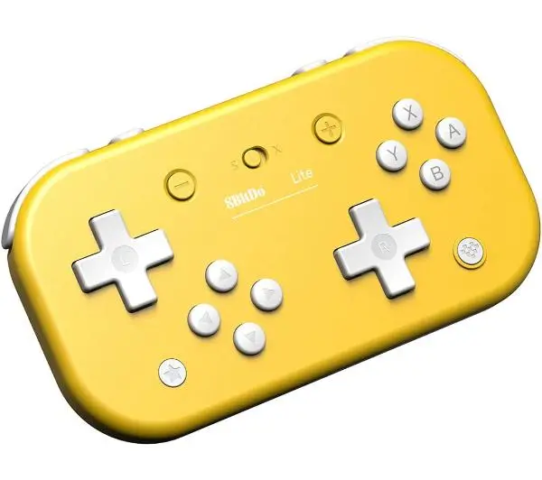 8BitDo Lite do PC, Nintendo Switch Bezprzewodowy Żółty