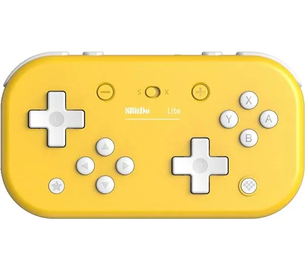 8BitDo Lite do PC, Nintendo Switch Bezprzewodowy Żółty