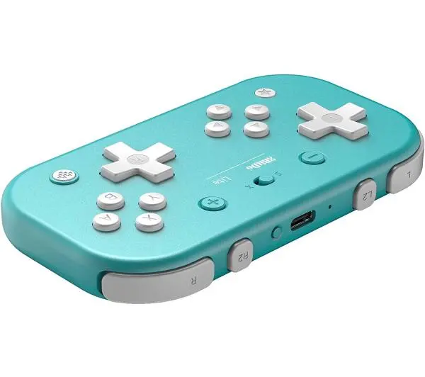8BitDo Lite do PC, Nintendo Switch Bezprzewodowy Turkusowy