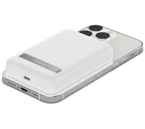 Belkin BPD004BTWT BoostCharge Magnetic Wirelees 5000mAh Biały
