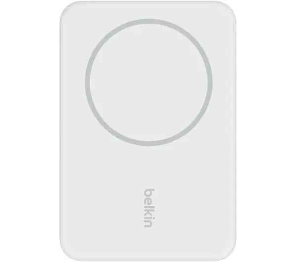 Belkin BPD004BTWT BoostCharge Magnetic Wirelees 5000mAh Biały