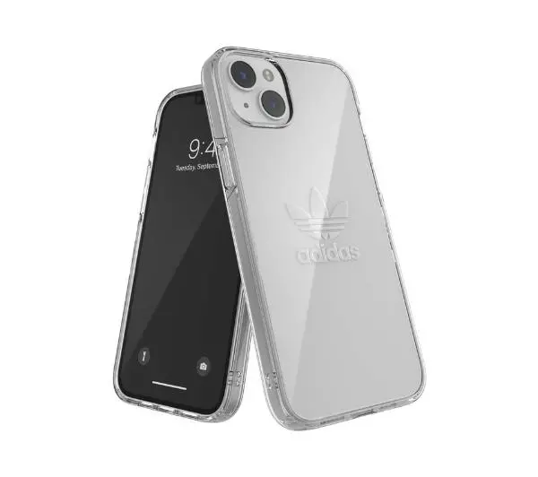 Adidas Trefoil Originals do iPhone 14 Plus Przezroczysty