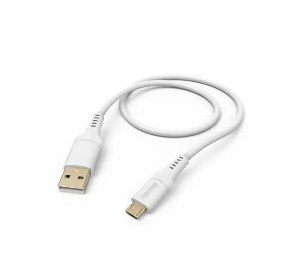 Kabel USB – Micro USB HAMA Flexible 1.5 m Biały