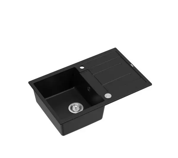 Quadron HB8203U7-BS P2O Morgan 111 Granitowy Czarny mat/Stalowy - DRUGI -30%, ALBO 5-TY ZA 1ZŁ - Kup na Raty - RRSO 0%