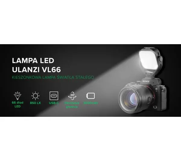 Ulanzi LED VL66 - WB
