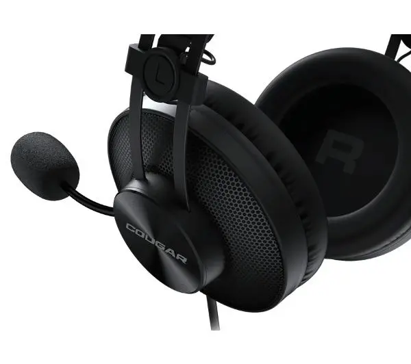 Cougar Immersa Essential Nauszne Czarny