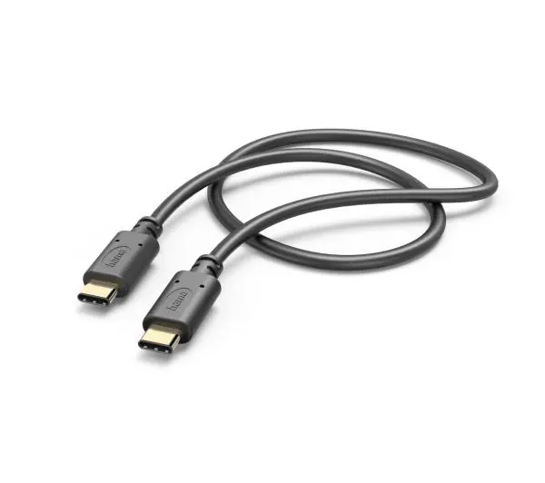 Hama USB-C do USB-C 1,5 m Czarny