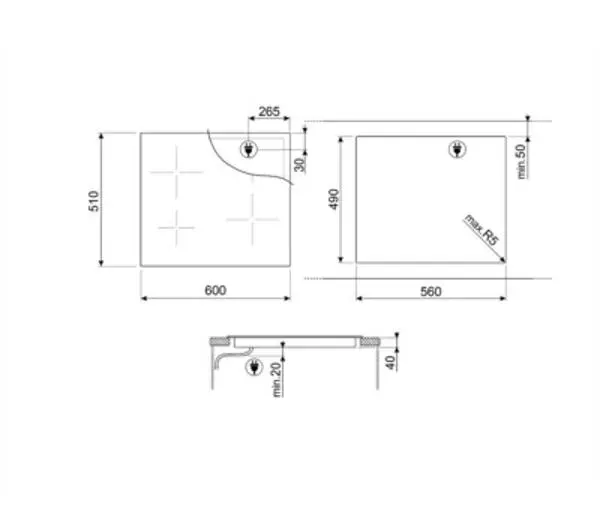 Smeg SE464TB 60cm - DRUGI -30%, ALBO 5-TY ZA 1ZŁ - Kup na Raty - RRSO 0%