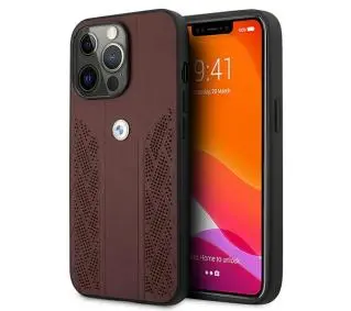 BMW Leather Curve Perforate BMHCP13XRSPPR do iPhone 13 Pro Max