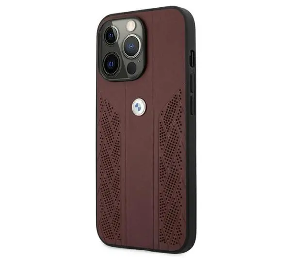 BMW Leather Curve Perforate BMHCP13XRSPPR do iPhone 13 Pro Max