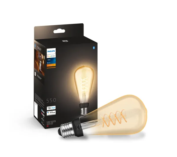 Inteligentne oświetlenie - Philips Hue White Filament ST72 E27 Edison 1 szt.