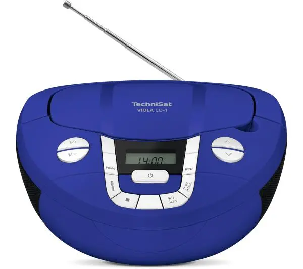TechniSat VIOLA CD-1 Bluetooth Niebieski