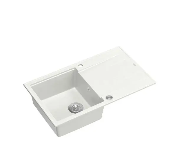 Quadron HCQE8650U1_BS P2O Evan 111 Granitowy Biały/Stalowy - DRUGI -30%, ALBO 5-TY ZA 1ZŁ - Kup na Raty - RRSO 0%