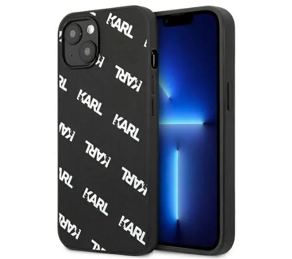 Etui KARL LAGERFELD Allover do Apple iPhone 13 Mini Czarny