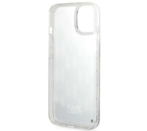 Karl Lagerfeld Liquid Glitter Monogram KLHCP14MLMNMK do iPhone 14 Plus
