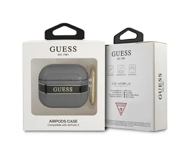 Guess Strap Collection do AirPods 3 Czarny
