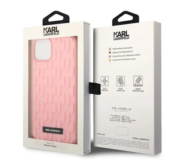 Karl Lagerfeld 3D Monogram KLHCP14MRUPKLPP do iPhone 14 Plus