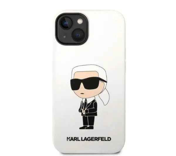 Karl Lagerfeld Silicone Ikonik KLHCP14MSNIKBCH do iPhone 14 Plus