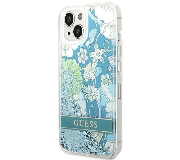 Guess Flower Liquid Glitter GUHCP14LLFLSN do iPhone 14 Pro