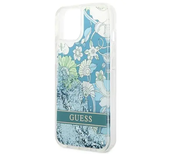 Guess Flower Liquid Glitter GUHCP14LLFLSN do iPhone 14 Pro