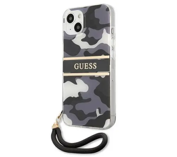 Guess Camo Strap Collection GUHCP13SKCABBK do iPhone 13 mini