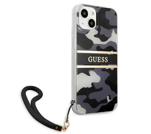 Guess Camo Strap Collection GUHCP13SKCABBK do iPhone 13 mini