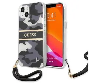 Guess Camo Strap Collection GUHCP13SKCABBK do iPhone 13 mini
