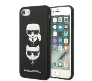 Karl Lagerfeld Saffiano Karl&Choupette Head KLHCI8SAKICKCBK do iPhone 7/8/SE 2020/SE 2022